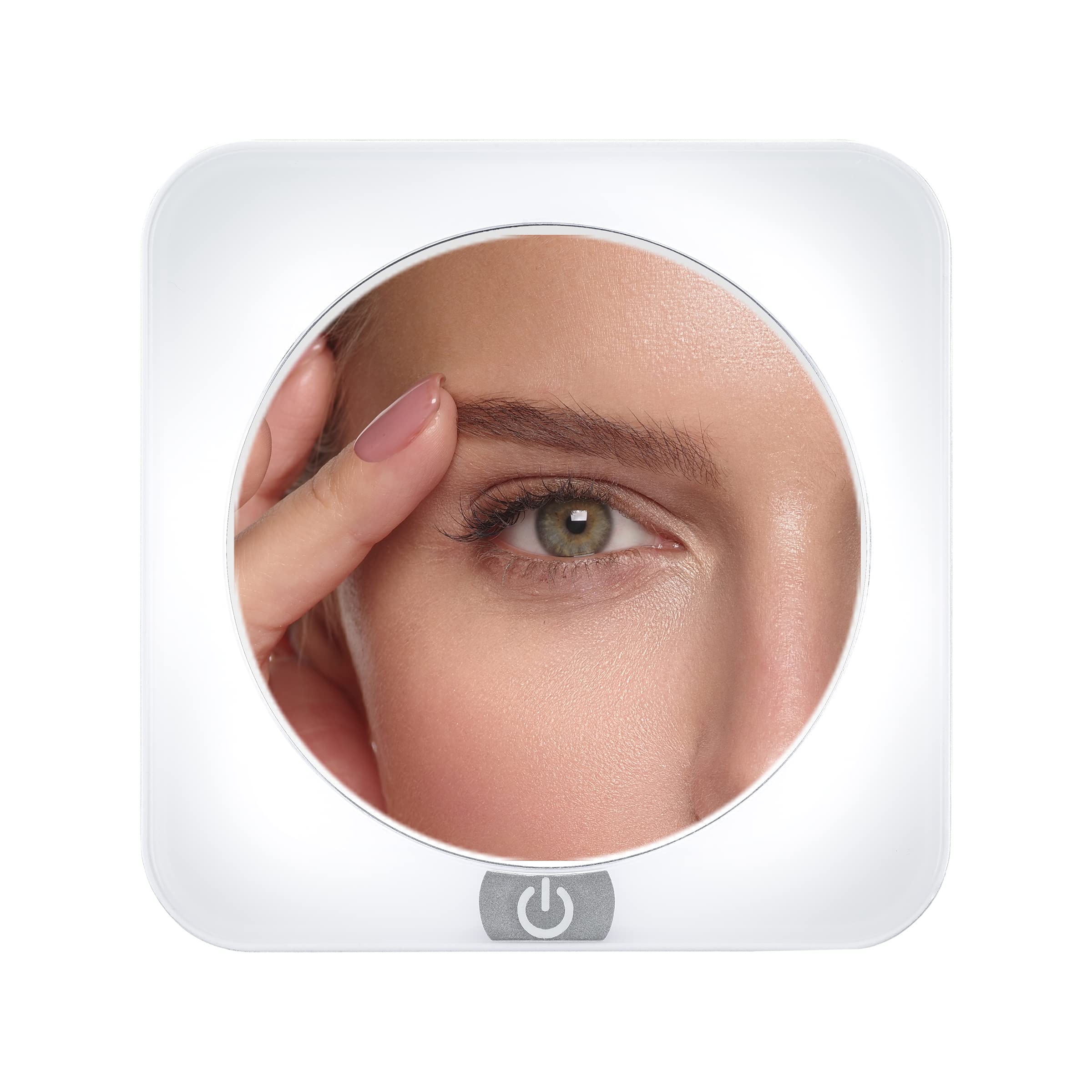 Conair Battery Operated Lighted Makeup Mirror ~ 12x Magnification Spot Mirror with LED Lighting